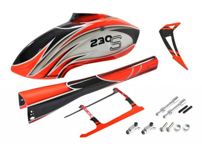 Airbrush Carbon Fibre Masky Fuselage Combo - BLADE 230S/230S V2 : MH-230S-FLMC