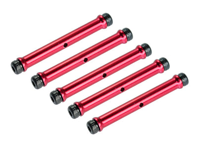 Microheli Aluminum Spacer 2.0x3.2x250mm RED 350QX