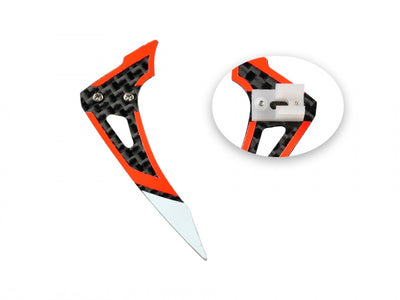 Carbon Fibre Vertical Fin Set (RD) - BLADE MCPX BL2 (MH-MBL2164VF)