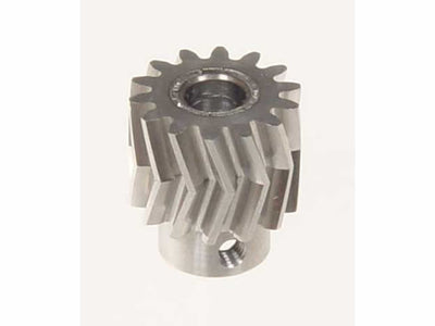 Pinion For Herringbone Gear 13 Teeth 25Â°, M1, Dia. 6mm