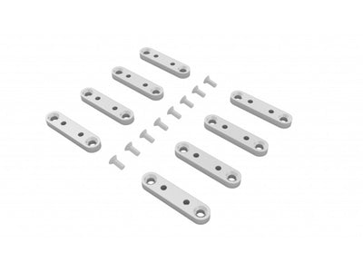 Servo mounting plates 10+11mm, LOGO 700 (4)
