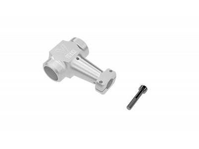 Rotor head yoke, silver - LOGO 550/600