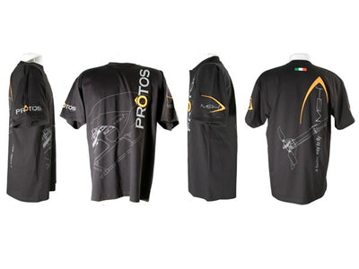 MSH BLACK PRINTED T-SHIRT (S)