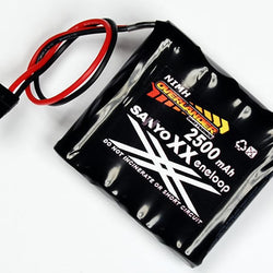 Sanyo XX Eneloop 2500 AA 4.8v RX Battery Pack Flat (2782)