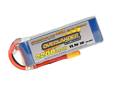 2200mAh 3S 11.1v 35C LiPo Battery with XT60 Connector
