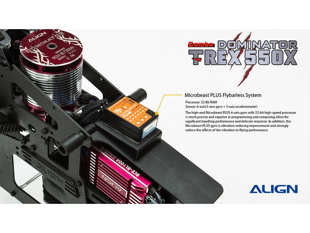 Align 55 Engine Align T-Rex 550X Combo : RH55E19XT - Midland Helicopters