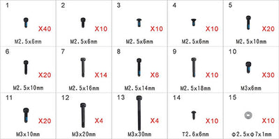 Align Multicopter Hardware Bag : M480034XXT