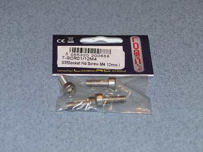 SS Socket Hd Screw M4 12mm Pk4 : SCR01/12M4