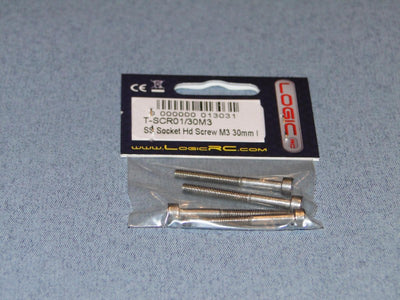 SS Socket Hd Screw M3 30mm Pk4 : SCR01/30M3