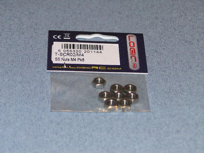 SS Nuts M4 Pk8 : SCR02/M4