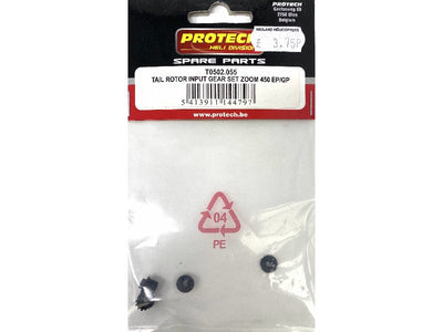 TAIL ROTOR INPUT GEAR SET ZOOM 450 EP/GP